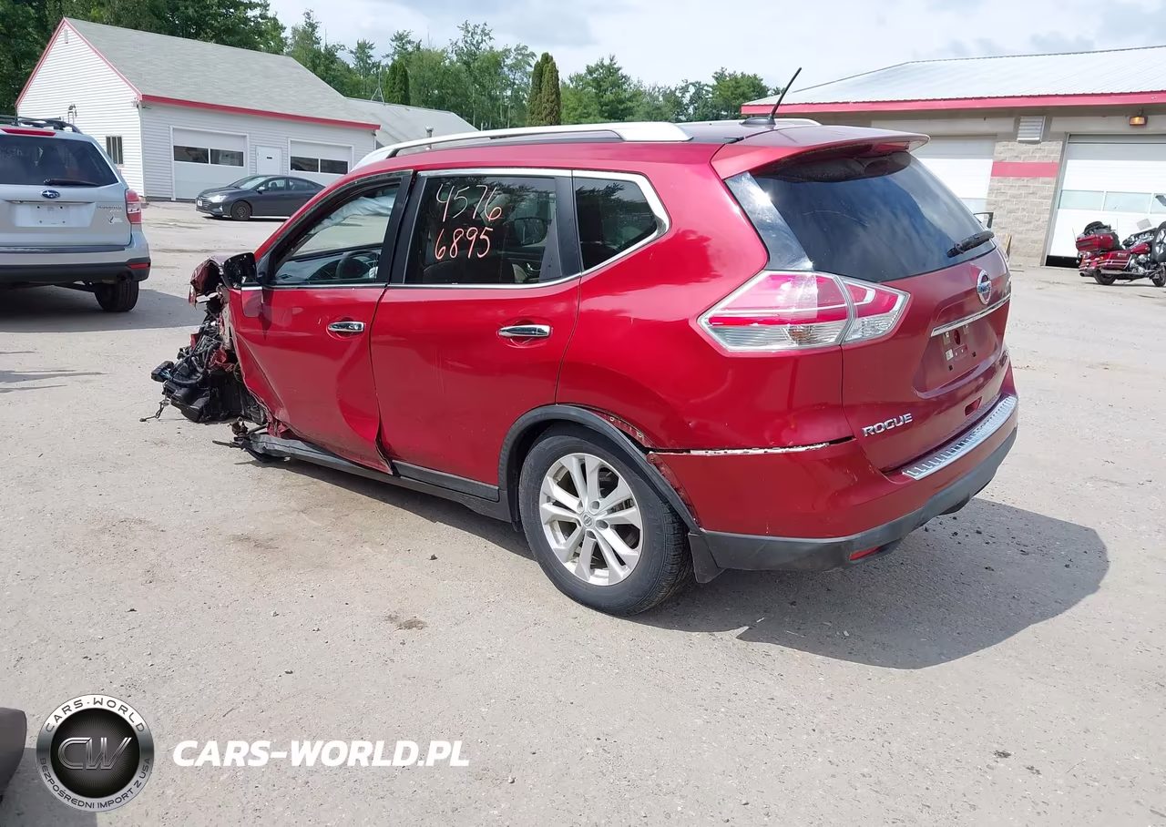 2016 Nissan Rogue Sv VIN:KNMAT2MVXGP723059 - 3