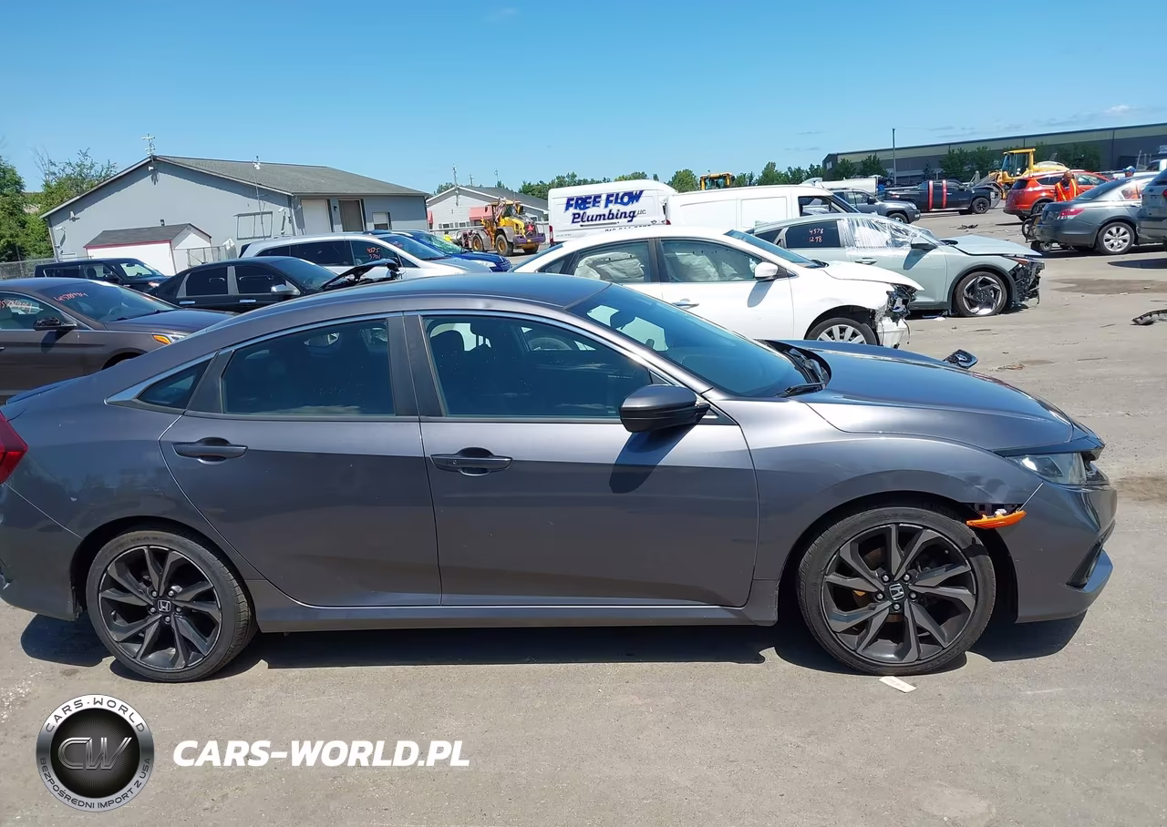 2019 Honda Civic Sport VIN:2HGFC2E81KH552585 - 14