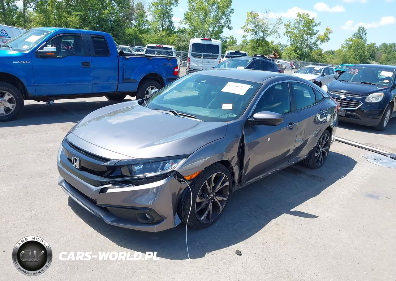 2019 Honda Civic Sport VIN:2HGFC2E81KH552585 - 2