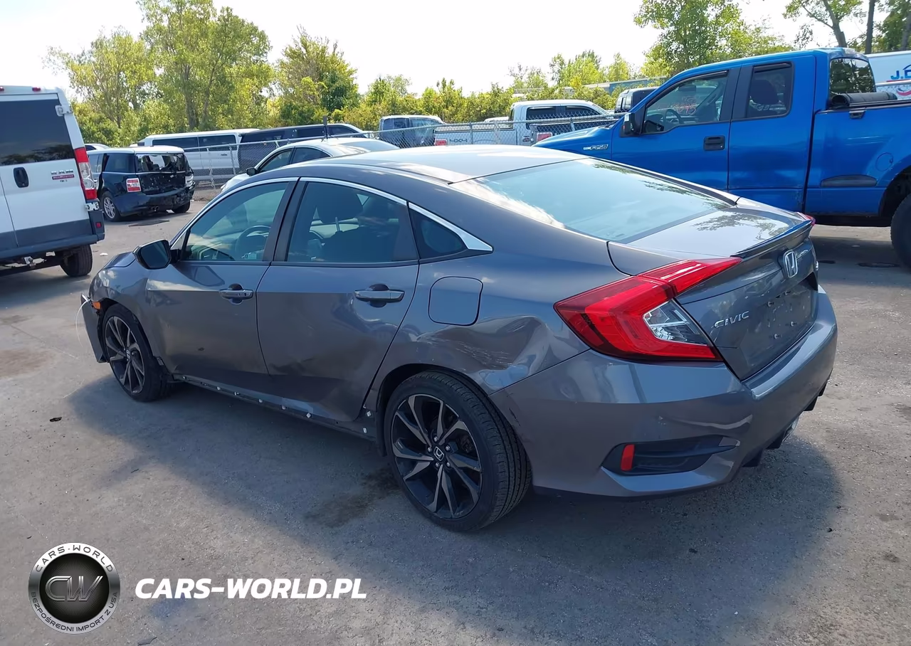 2019 Honda Civic Sport VIN:2HGFC2E81KH552585 - 3