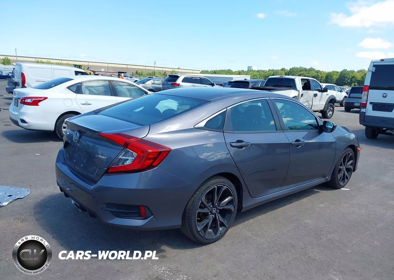 2019 Honda Civic Sport VIN:2HGFC2E81KH552585 - 4