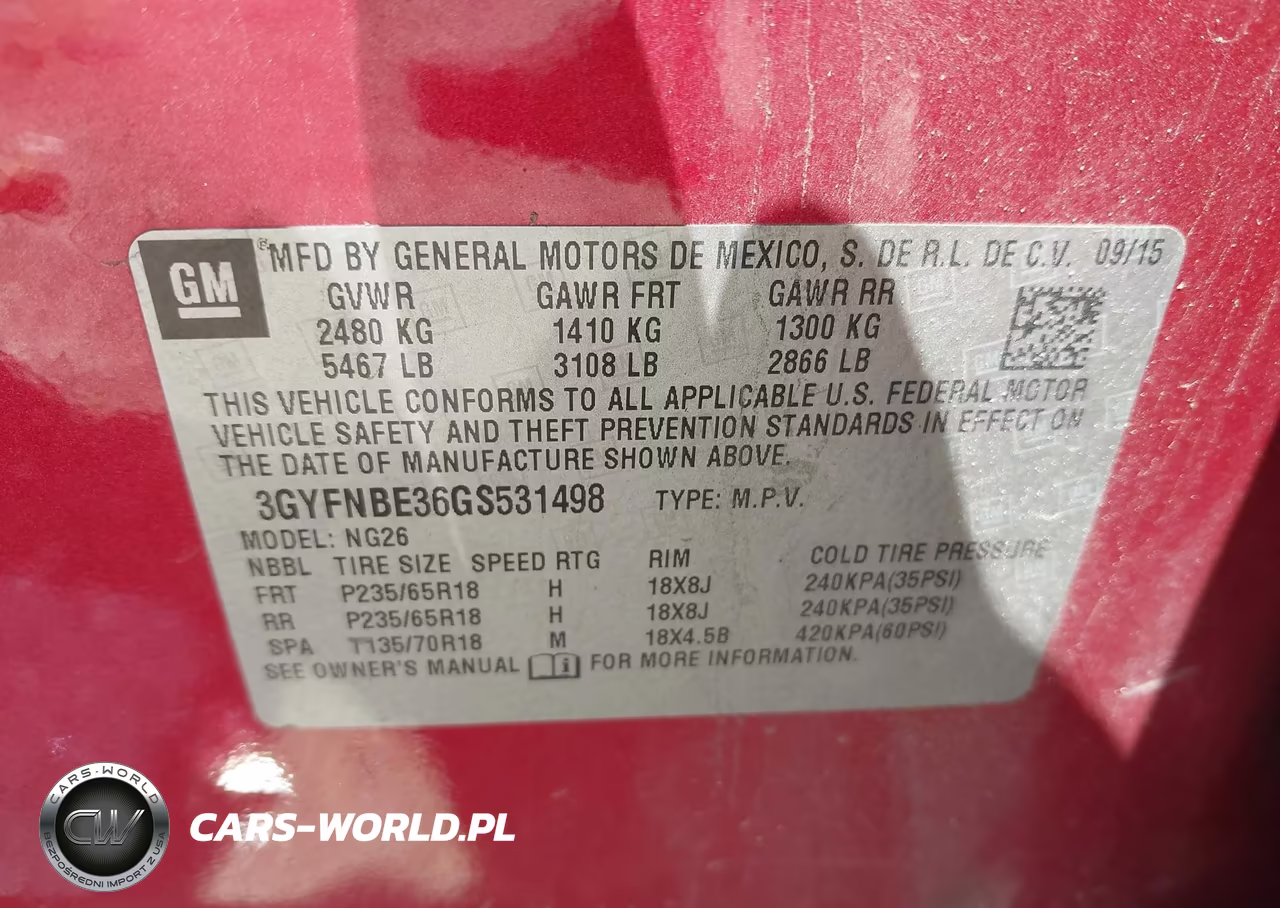 2016 Cadillac Srx Luxury Collection VIN:3GYFNBE36GS531498 - 9
