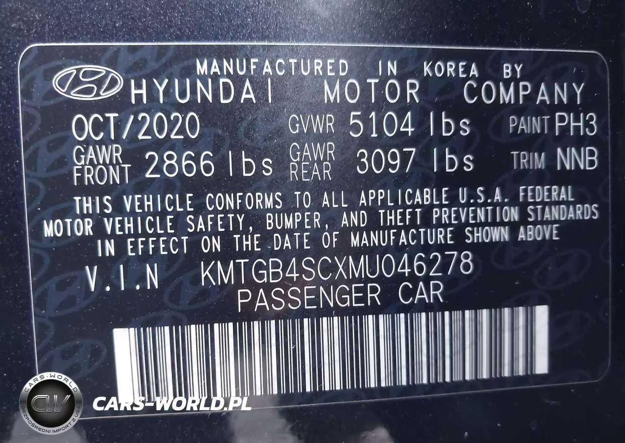2021 Genesis G80 2.5T Rwd VIN:KMTGB4SCXMU046278 - 9