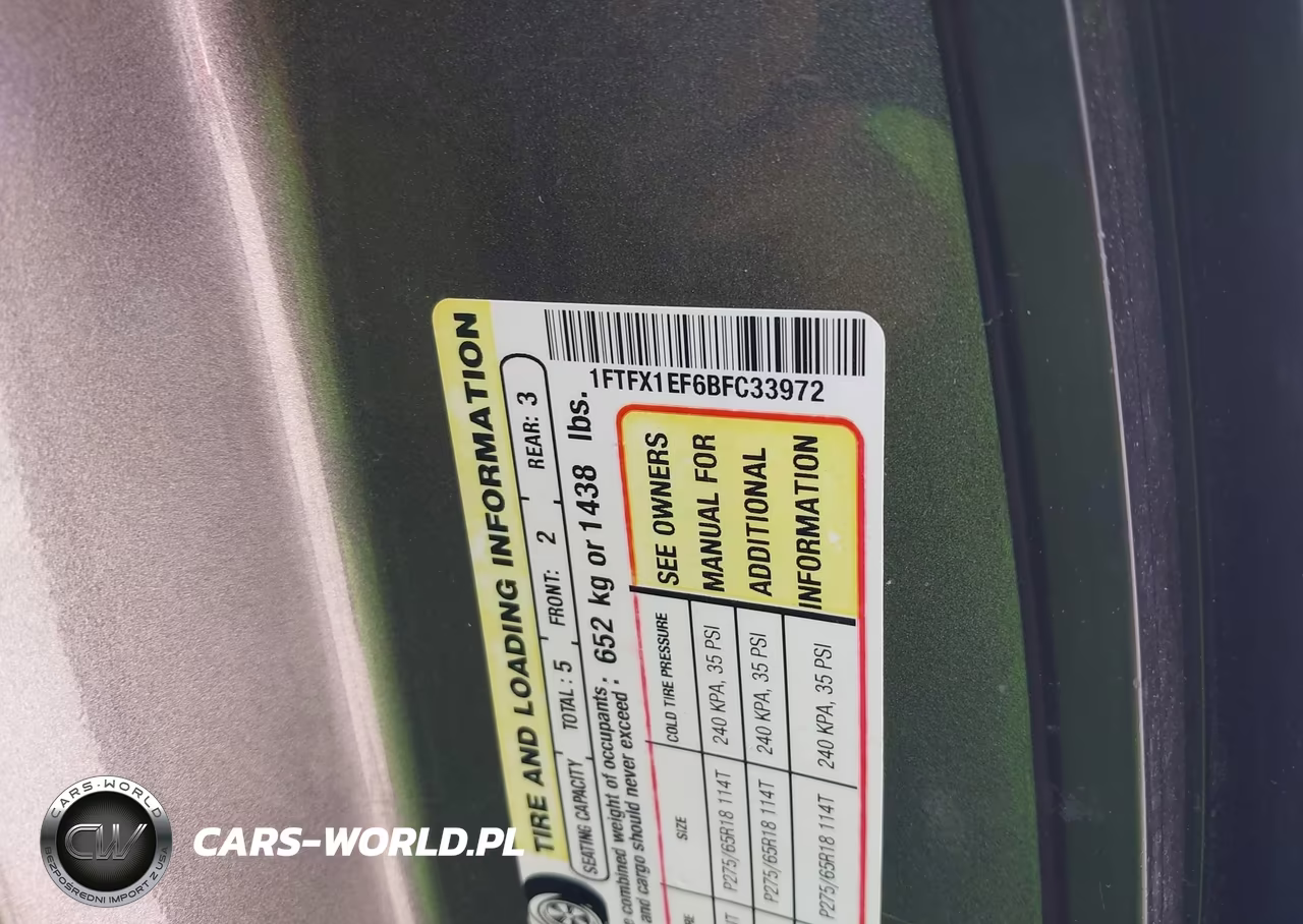 2011 Ford F-150 Fx4 VIN:1FTFX1EF6BFC33972 - 9