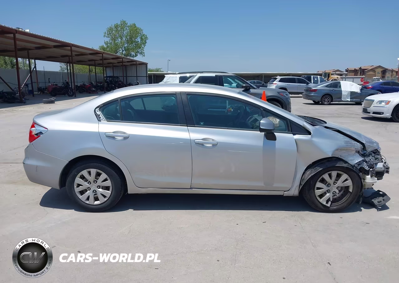 2012 Honda Civic Lx VIN:19XFB2F51CE073733 - 14