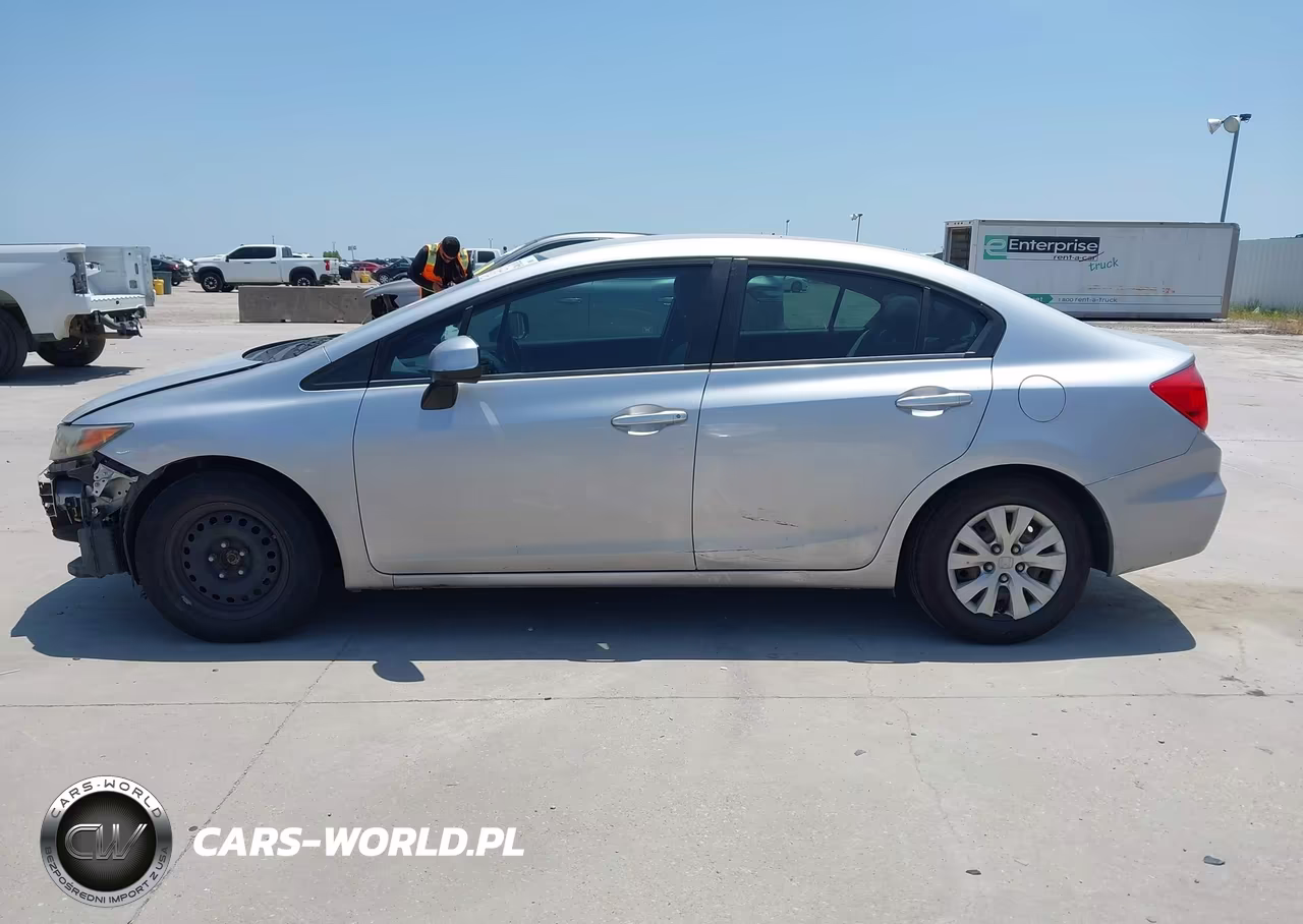 2012 Honda Civic Lx VIN:19XFB2F51CE073733 - 15