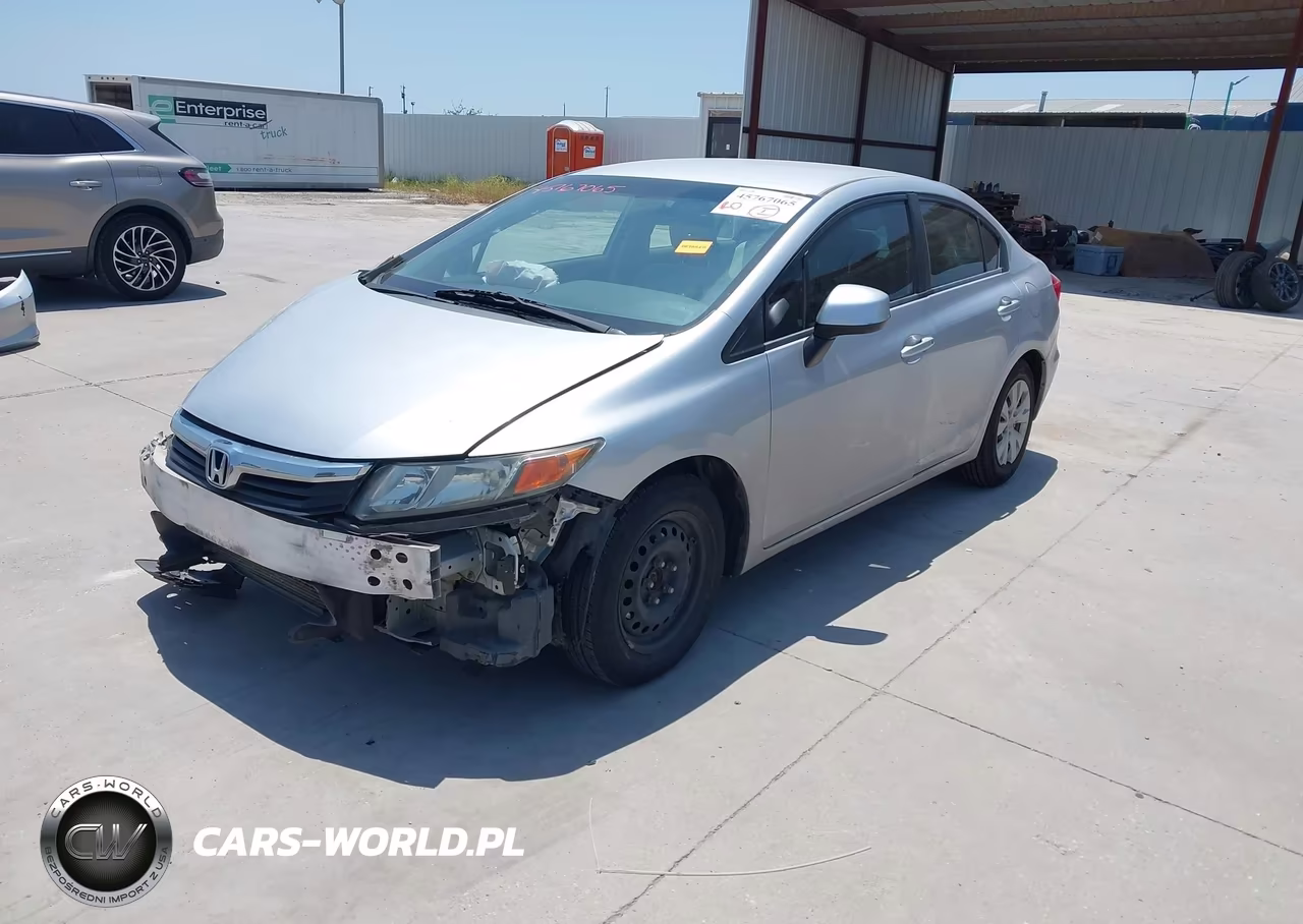 2012 Honda Civic Lx VIN:19XFB2F51CE073733 - 2