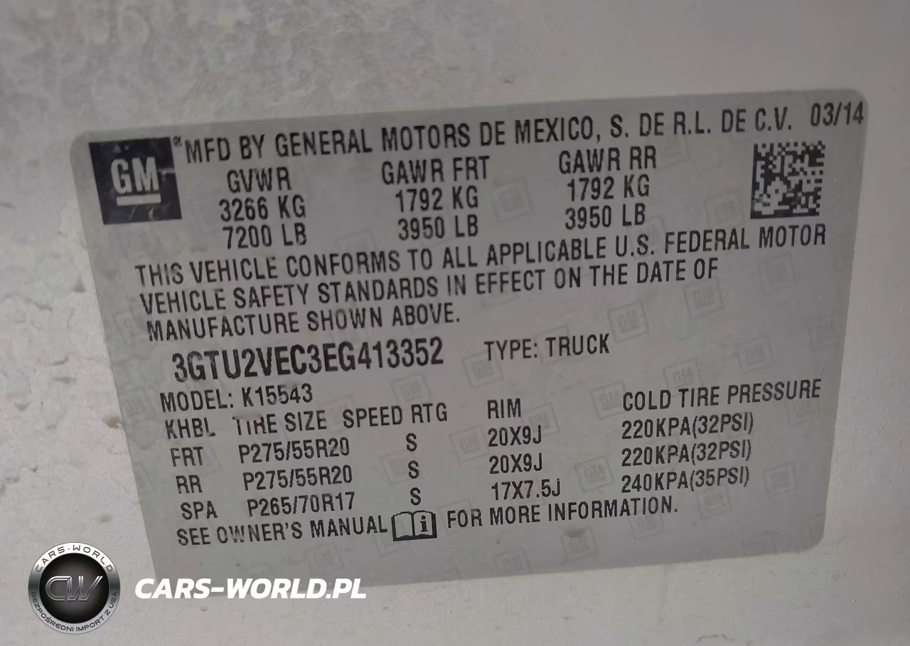 2014 GMC Sierra 1500 Slt VIN:3GTU2VEC3EG413352 - 9