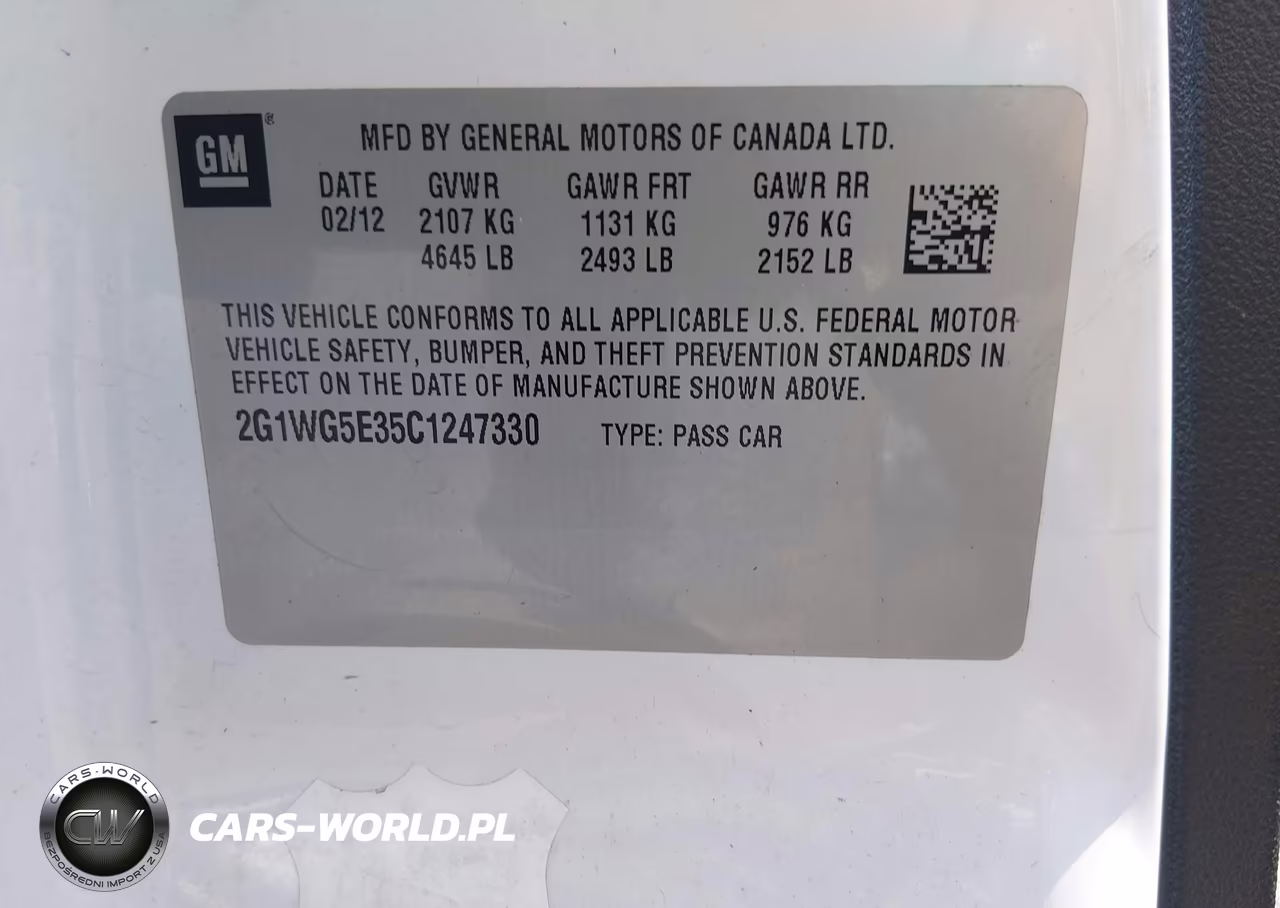 2012 Chevrolet Impala Lt VIN:2G1WG5E35C1247330 - 9