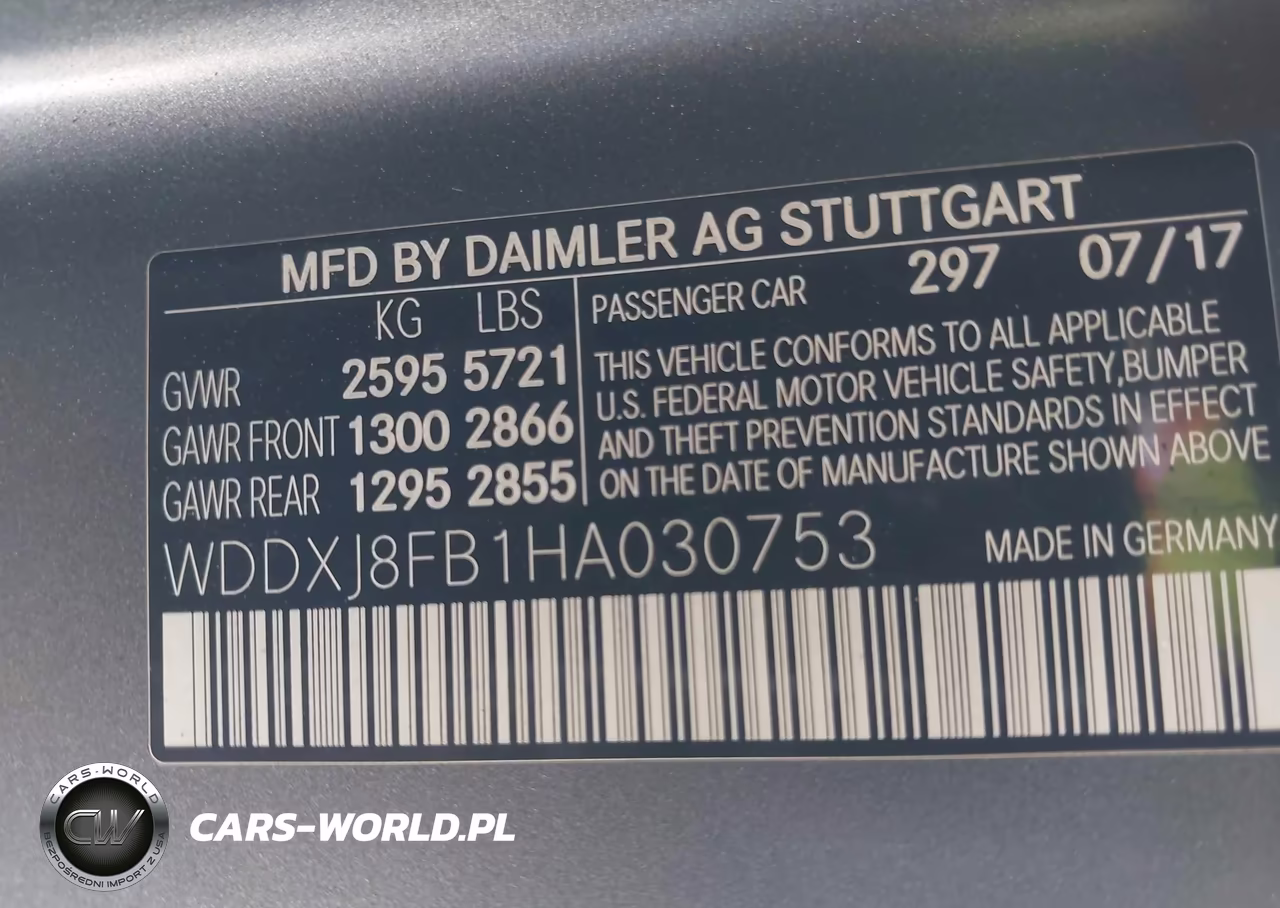 2017 Mercedes-Benz S 550 4Matic VIN:WDDXJ8FB1HA030753 - 9