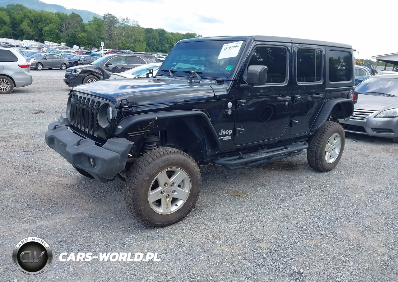 2019 Jeep Wrangler Unlimited Sport S 4X4 VIN:1C4HJXDN2KW691174 - 2