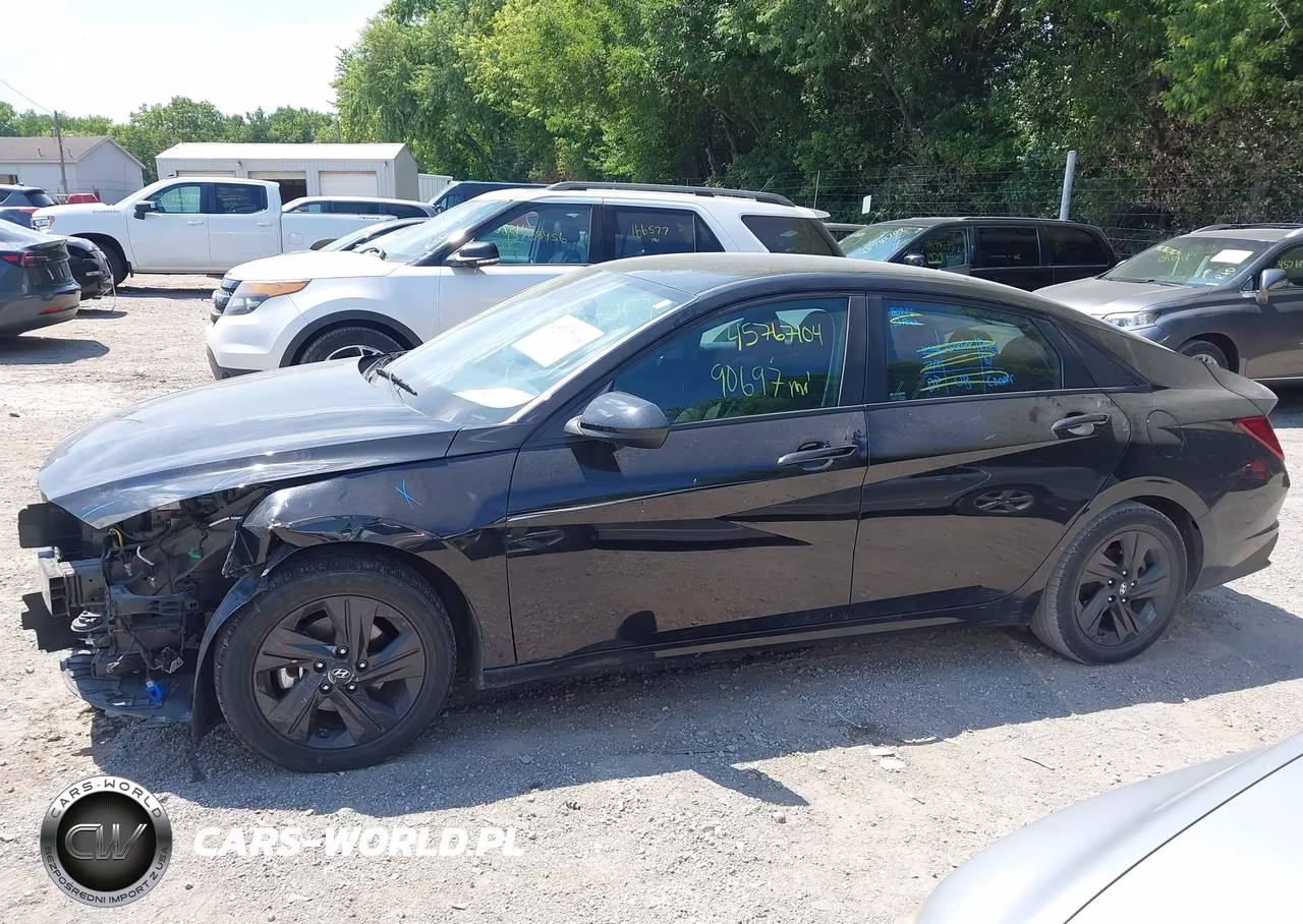 2021 Hyundai Elantra Sel VIN:5NPLS4AG4MH003065 - 14