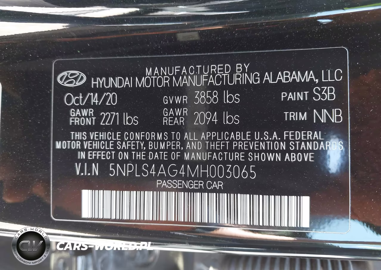 2021 Hyundai Elantra Sel VIN:5NPLS4AG4MH003065 - 9