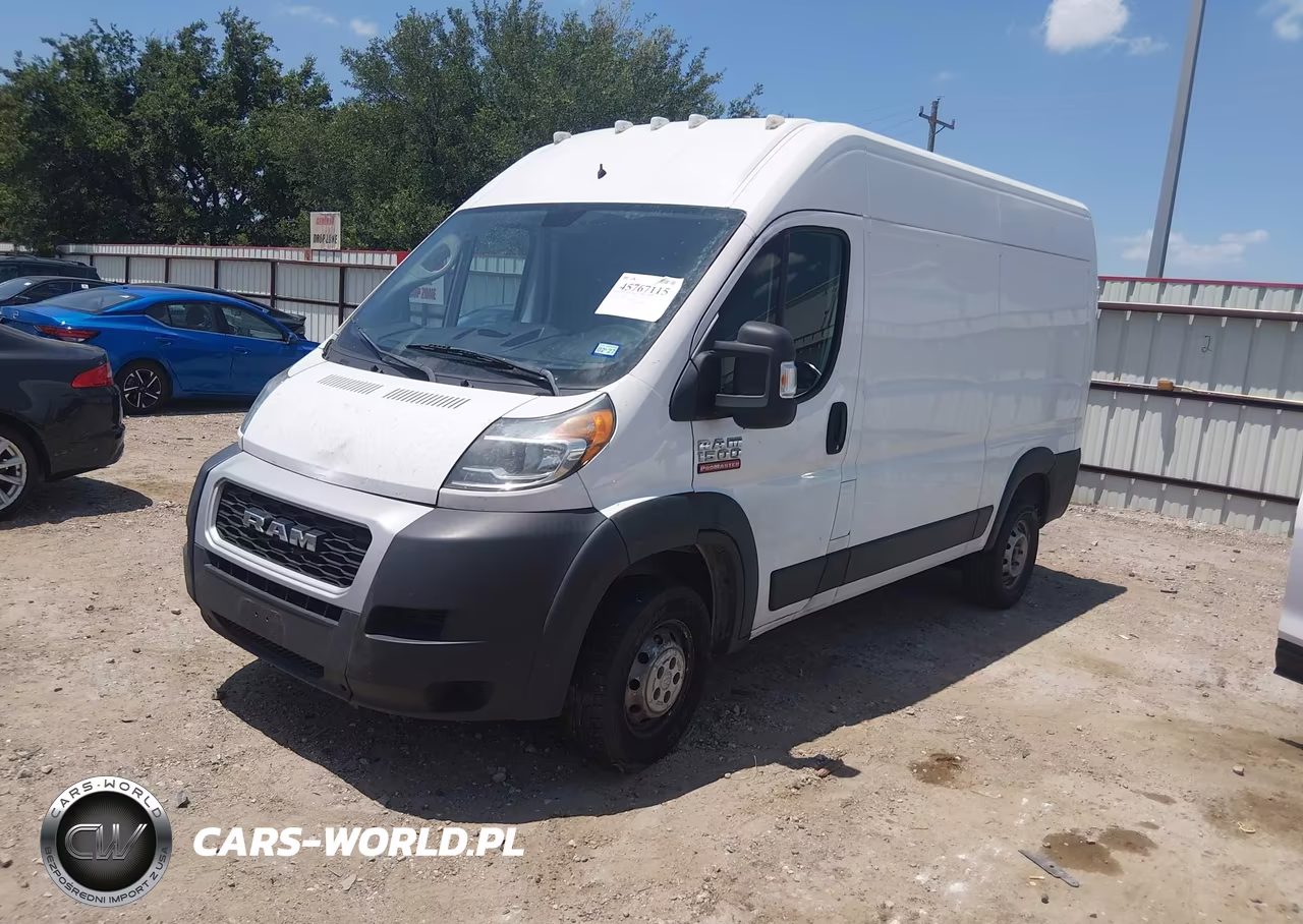 2019 Ram Promaster 1500 High Roof 136 Wb VIN:3C6TRVBG1KE549735 - 2