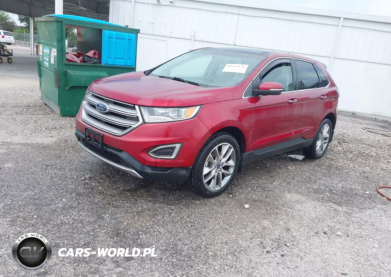 2016 Ford Edge Titanium VIN:2FMPK3K90GBC52101 - 2