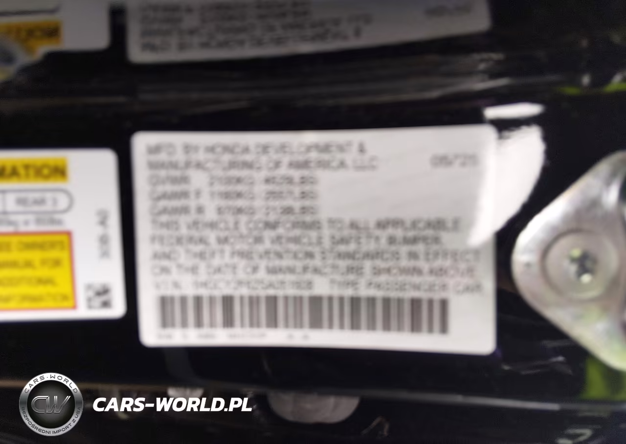 2025 Honda Accord Hybrid Ex-L VIN:1HGCY2F62SA051608 - 9