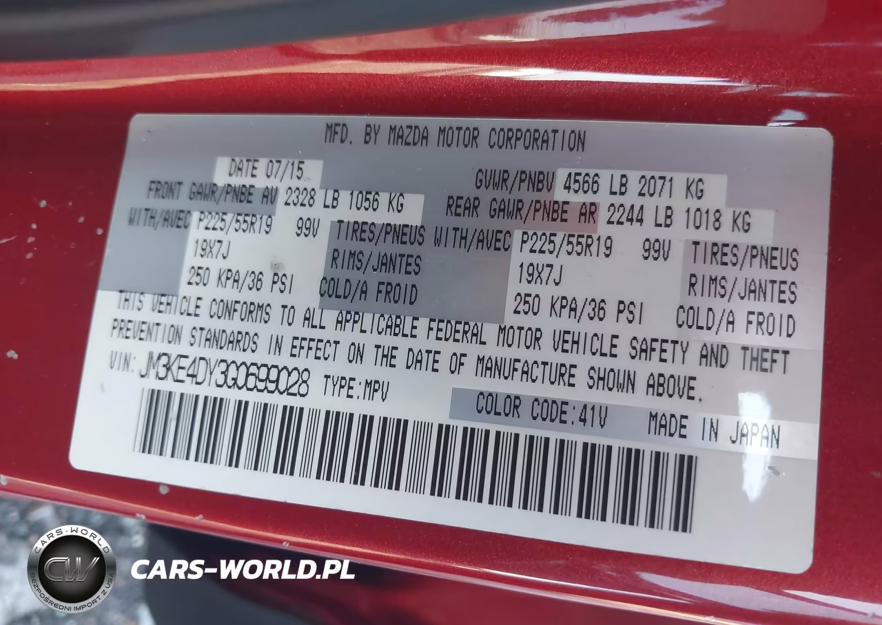 2016 Mazda Cx-5 Grand Touring VIN:JM3KE4DY3G0699028 - 9