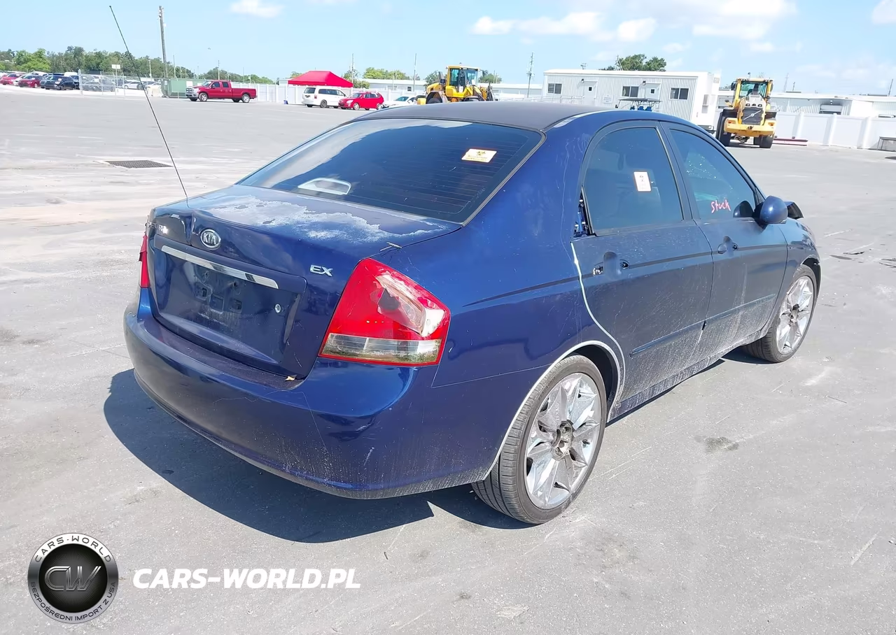 2009 Kia Spectra Ex VIN:KNAFE221195613108 - 4