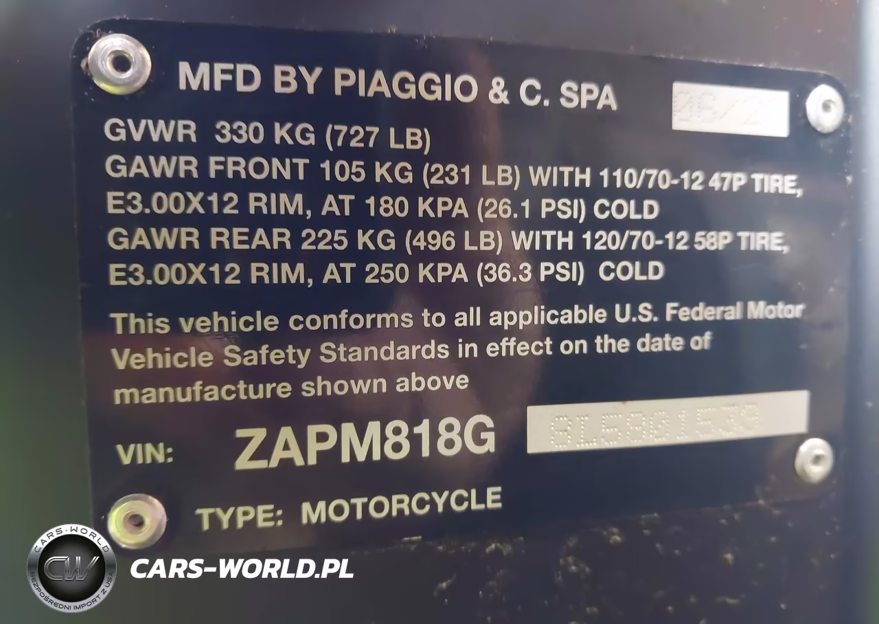 2020 Vespa Primavera - Sprint 150 VIN:ZAPM818G8L5801539 - 9