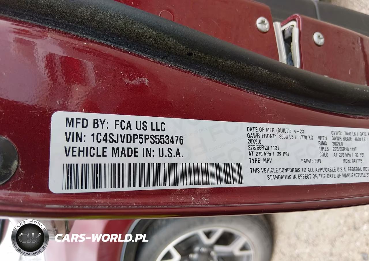 2023 Jeep Wagoneer Series Iii VIN:1C4SJVDP5PS553476 - 9