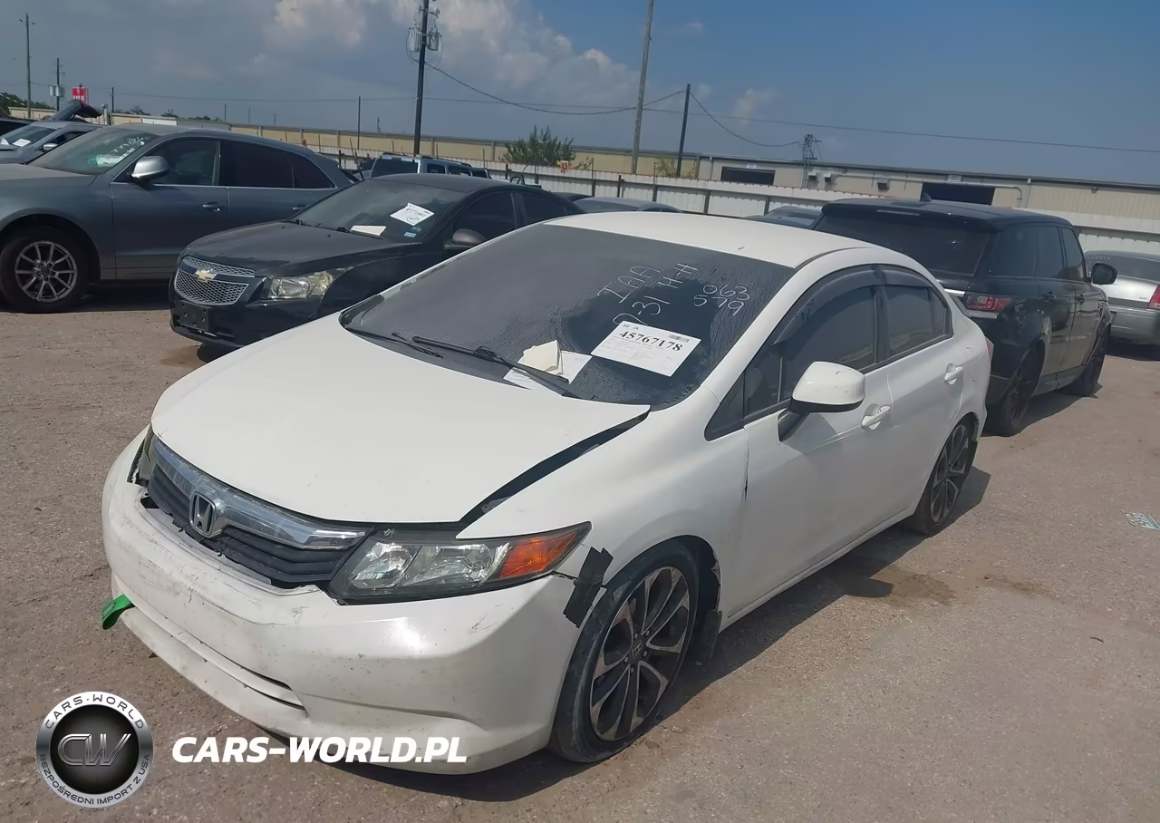 2012 Honda Civic Lx VIN:19XFB2F50CE063579 - 2
