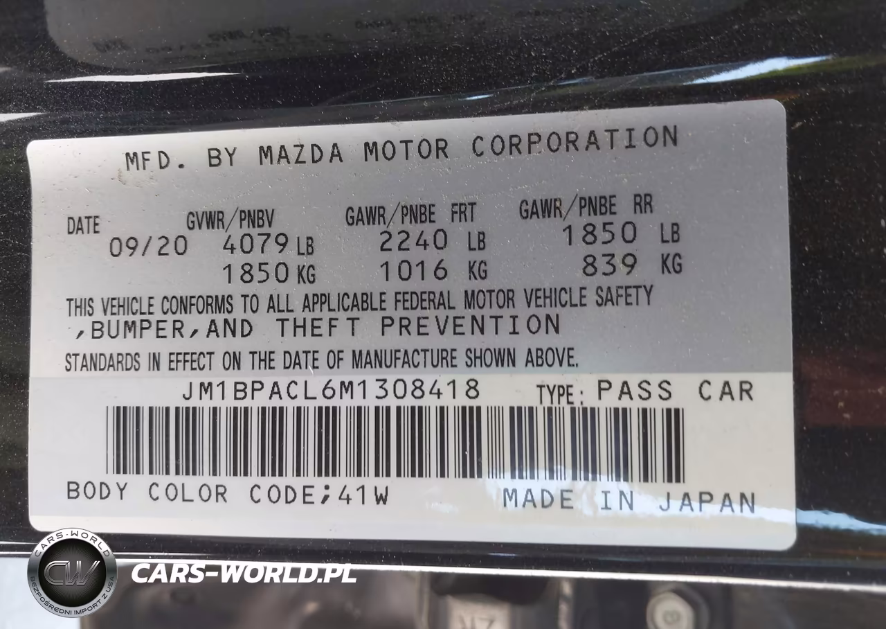 2021 Mazda Mazda3 Preferred VIN:JM1BPACL6M1308418 - 9