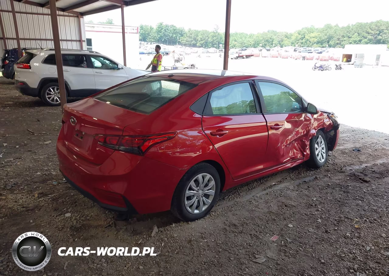 2022 Hyundai Accent Se VIN:3KPC24A61NE160517 - 4