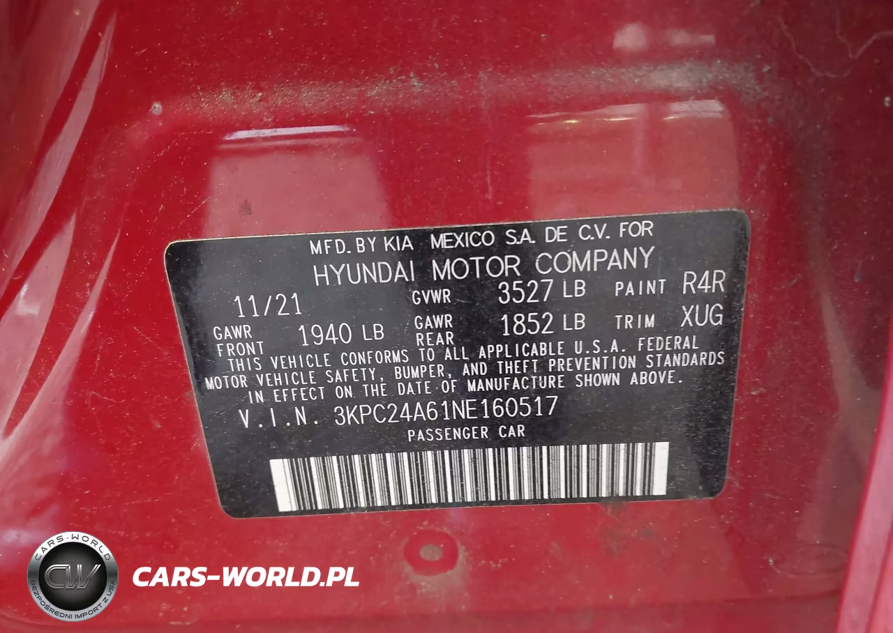 2022 Hyundai Accent Se VIN:3KPC24A61NE160517 - 9