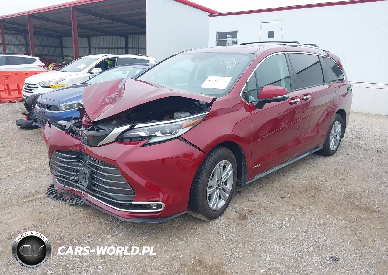 2021 Toyota Sienna Platinum VIN:5TDESKFC6MS022973 - 2