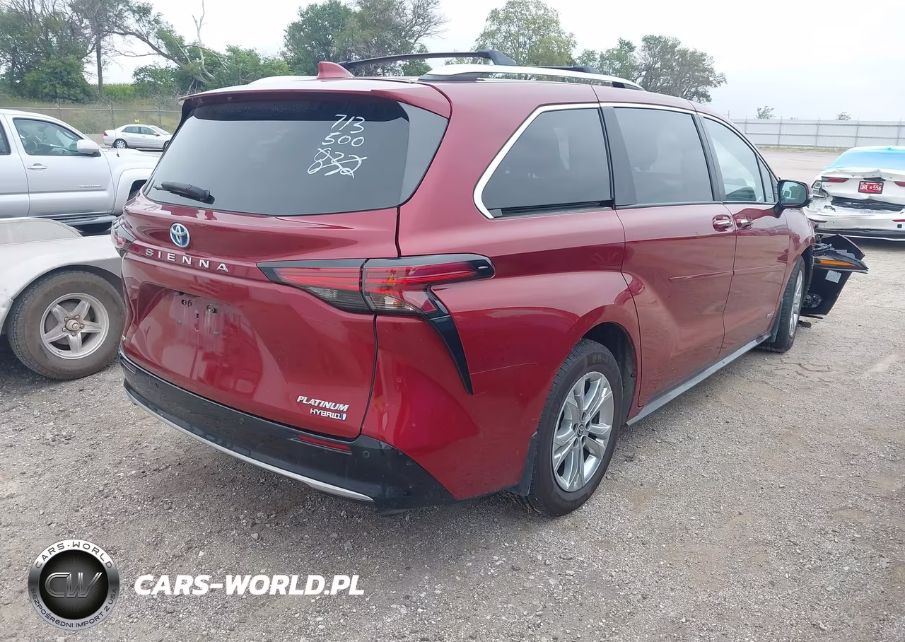 2021 Toyota Sienna Platinum VIN:5TDESKFC6MS022973 - 4