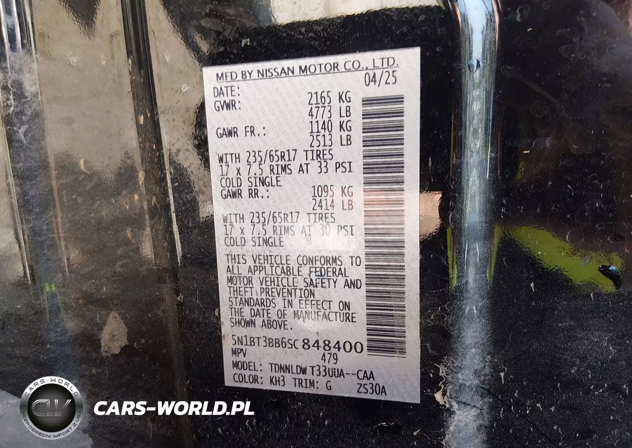2025 Nissan Rogue Rock Creek VIN:5N1BT3BB6SC848400 - 9