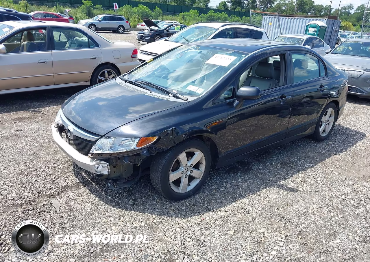 2008 Honda Civic Ex-L VIN:2HGFA169X8H342275 - 2