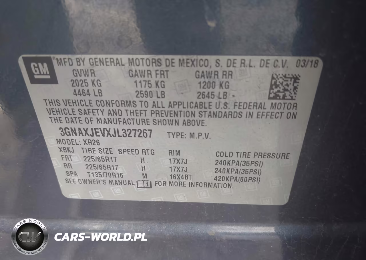2018 Chevrolet Equinox Lt VIN:3GNAXJEVXJL327267 - 9