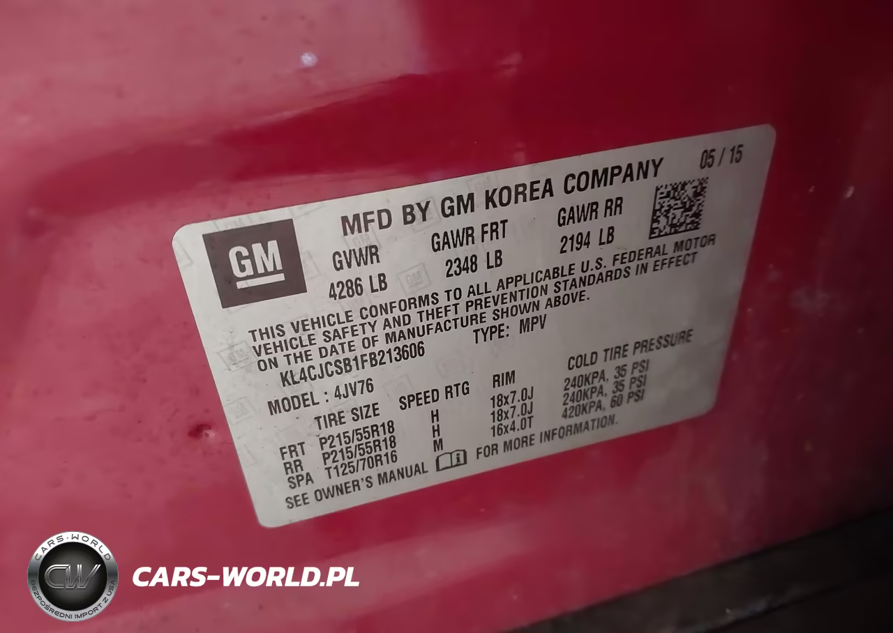 2015 Buick Encore Leather VIN:KL4CJCSB1FB213606 - 9
