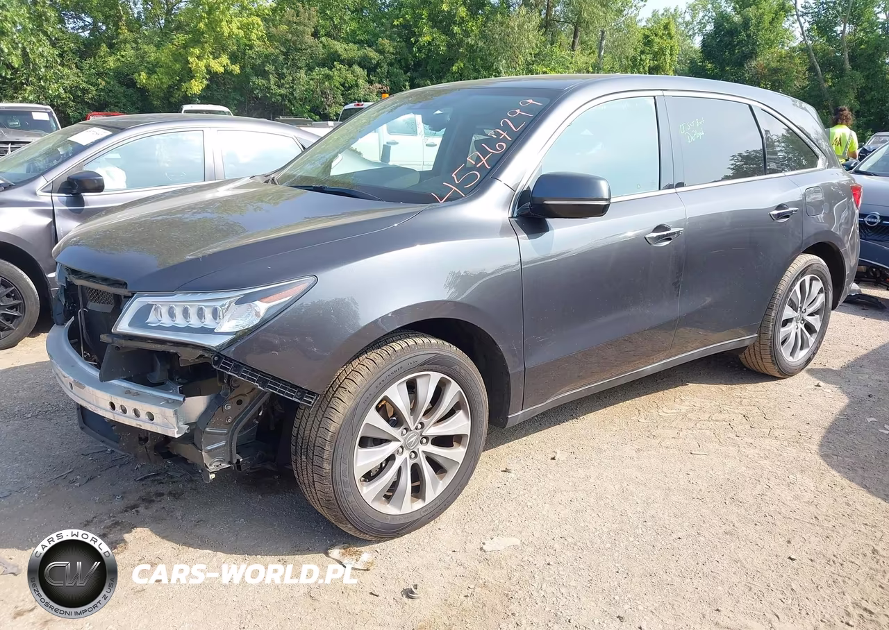 2014 Acura Mdx Technology Package VIN:5FRYD4H47EB027404 - 2