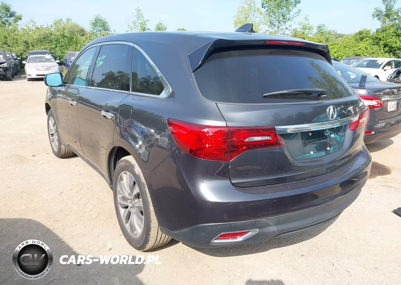 2014 Acura Mdx Technology Package VIN:5FRYD4H47EB027404 - 3