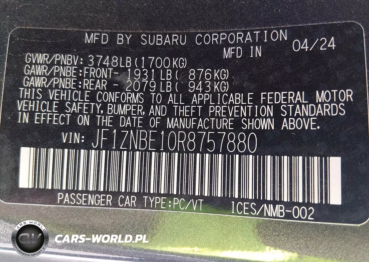 2024 Toyota Gr86 Premium VIN:JF1ZNBE10R8757880 - 9