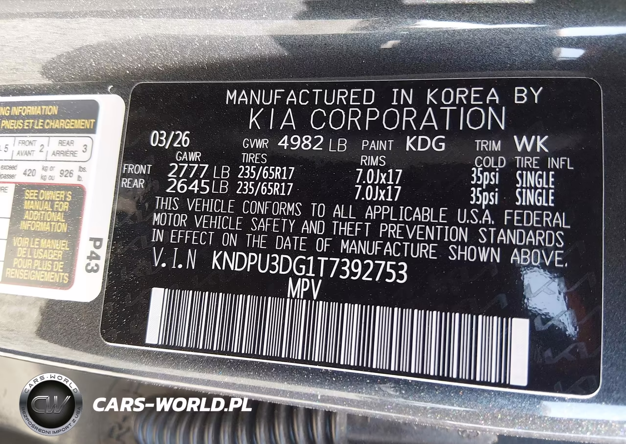 2026 Kia Sportage Hybrid Lx VIN:KNDPU3DG1T7392753 - 9