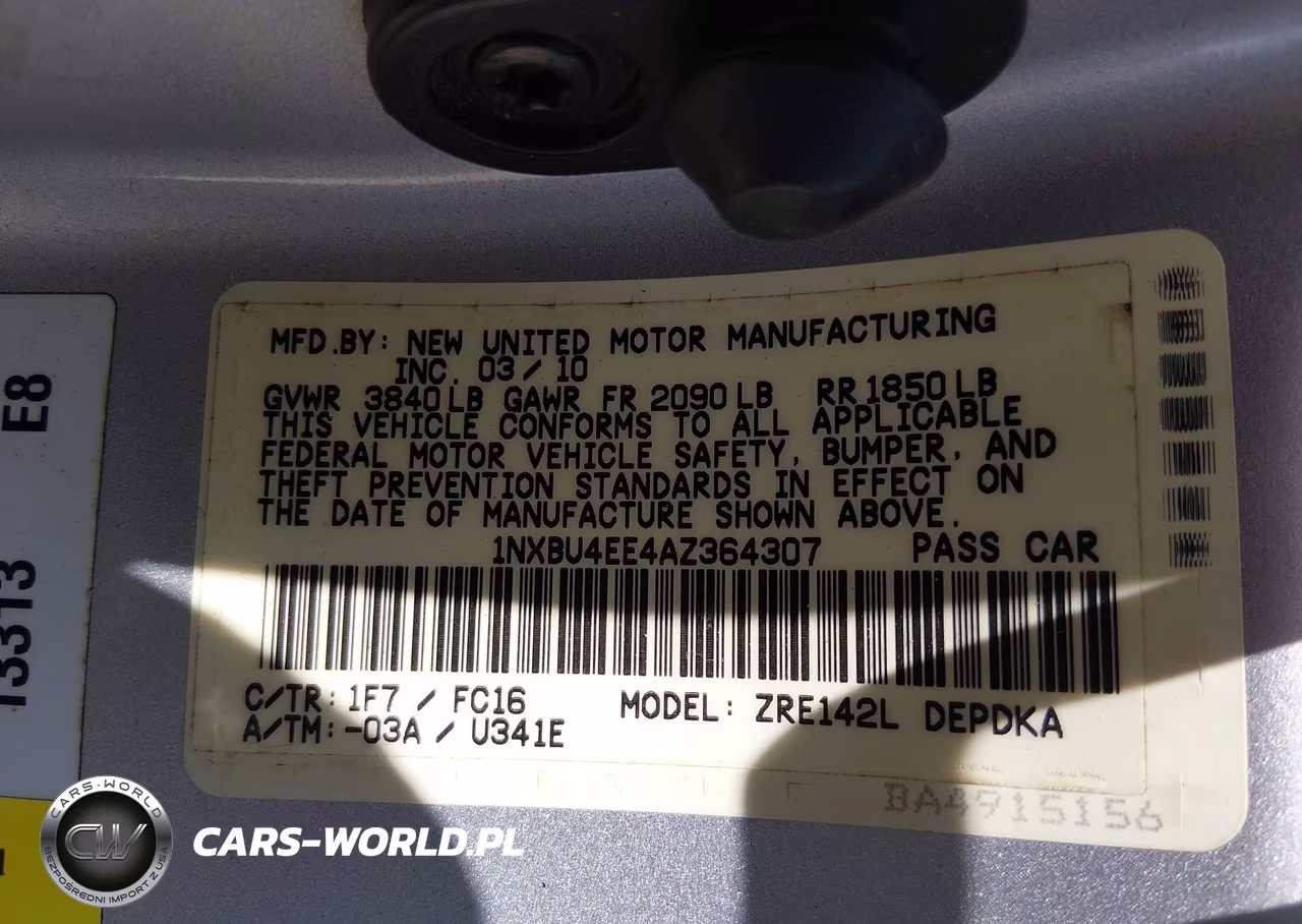 2010 Toyota Corolla Le VIN:1NXBU4EE4AZ364307 - 9