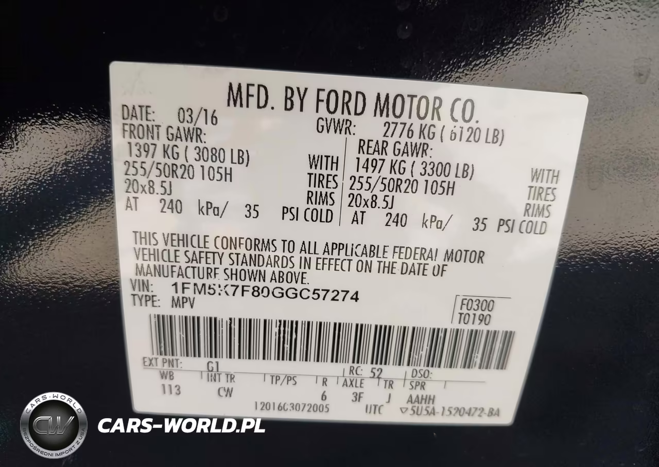 2016 Ford Explorer Limited VIN:1FM5K7F80GGC57274 - 9