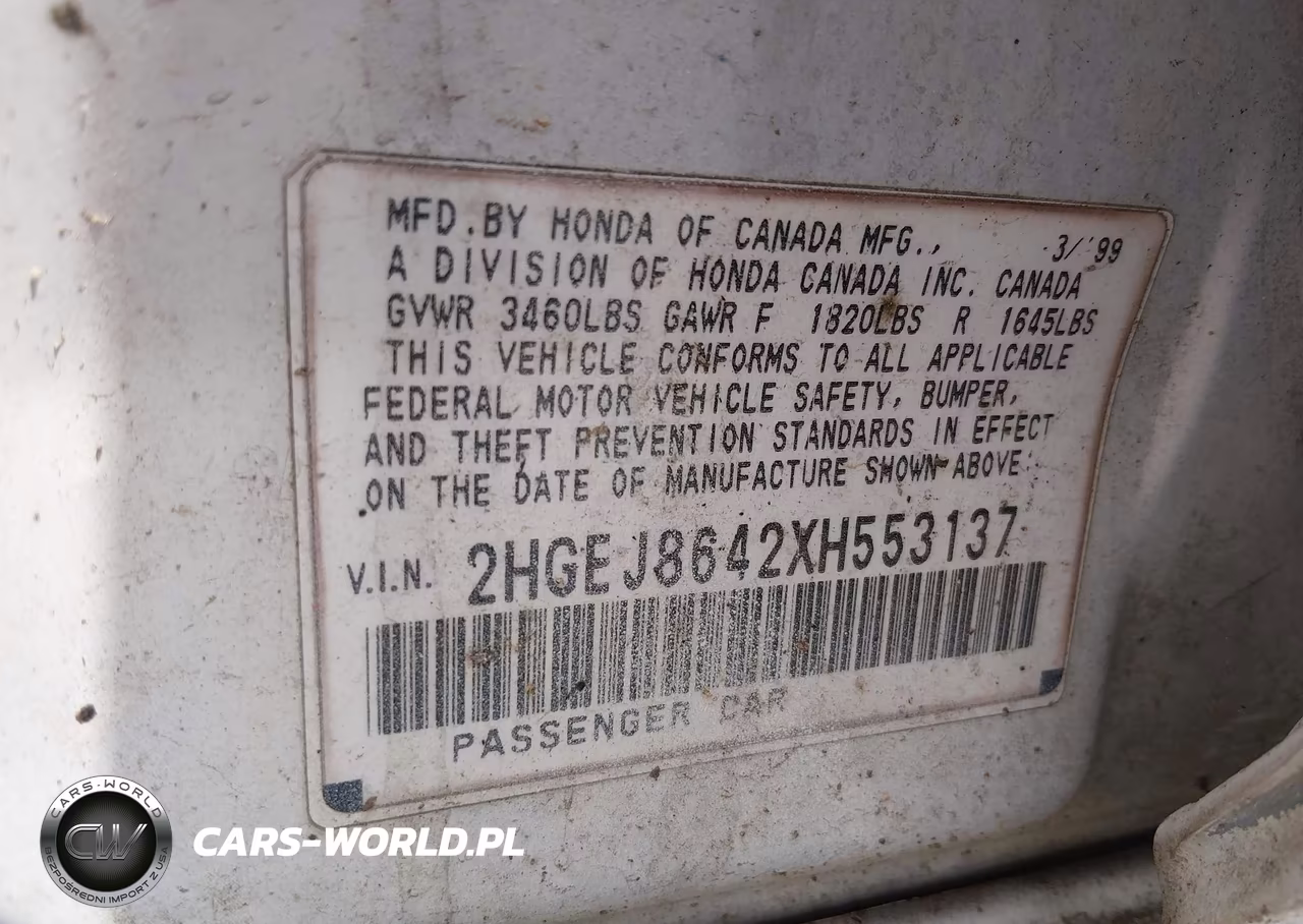 1999 Honda Civic Ex VIN:2HGEJ8642XH553137 - 9