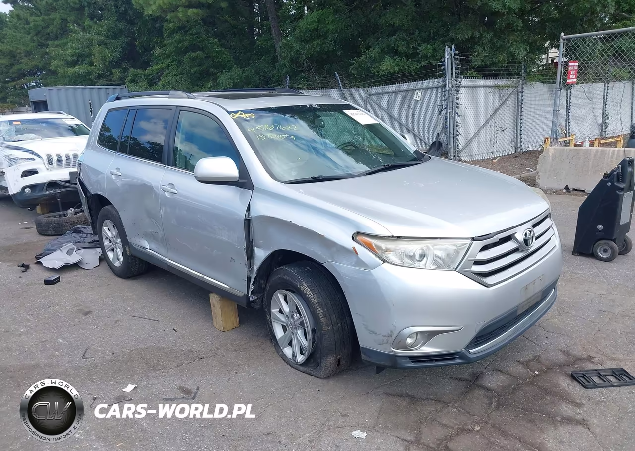 2013 Toyota Highlander Se V6 VIN:5TDBK3EH1DS252586 - 6
