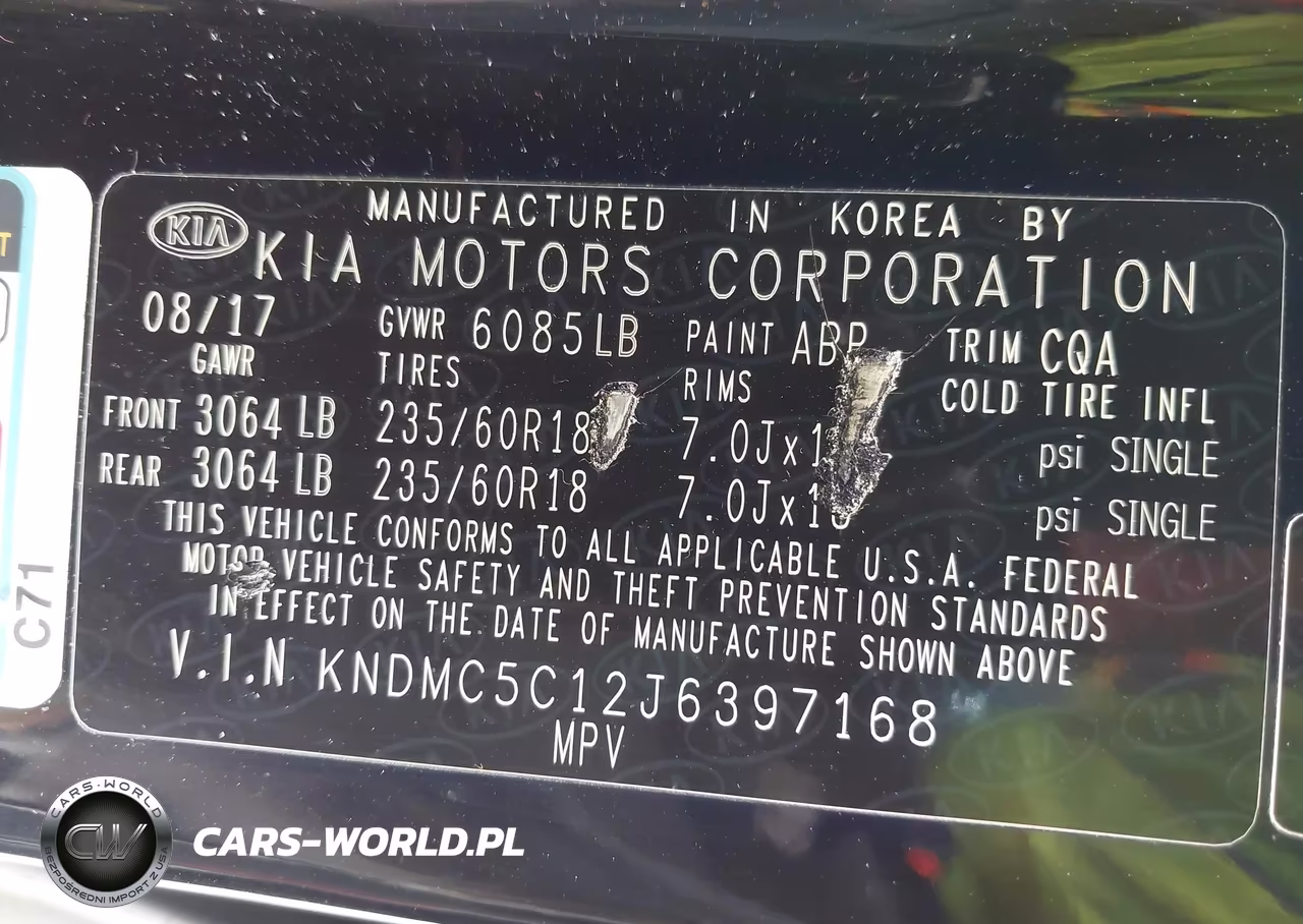 2018 Kia Sedona Ex VIN:KNDMC5C12J6397168 - 9
