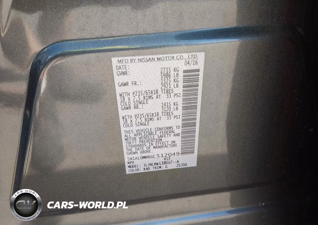 2016 Infiniti Qx60 VIN:5N1AL0MM6GC512049 - 9