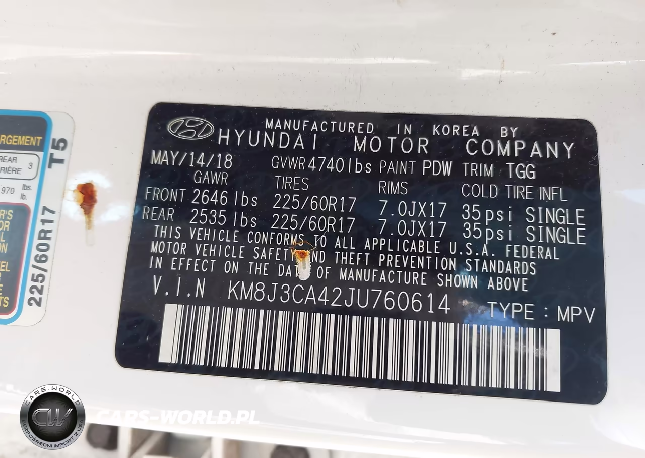 2018 Hyundai Tucson Sel VIN:KM8J3CA42JU760614 - 9