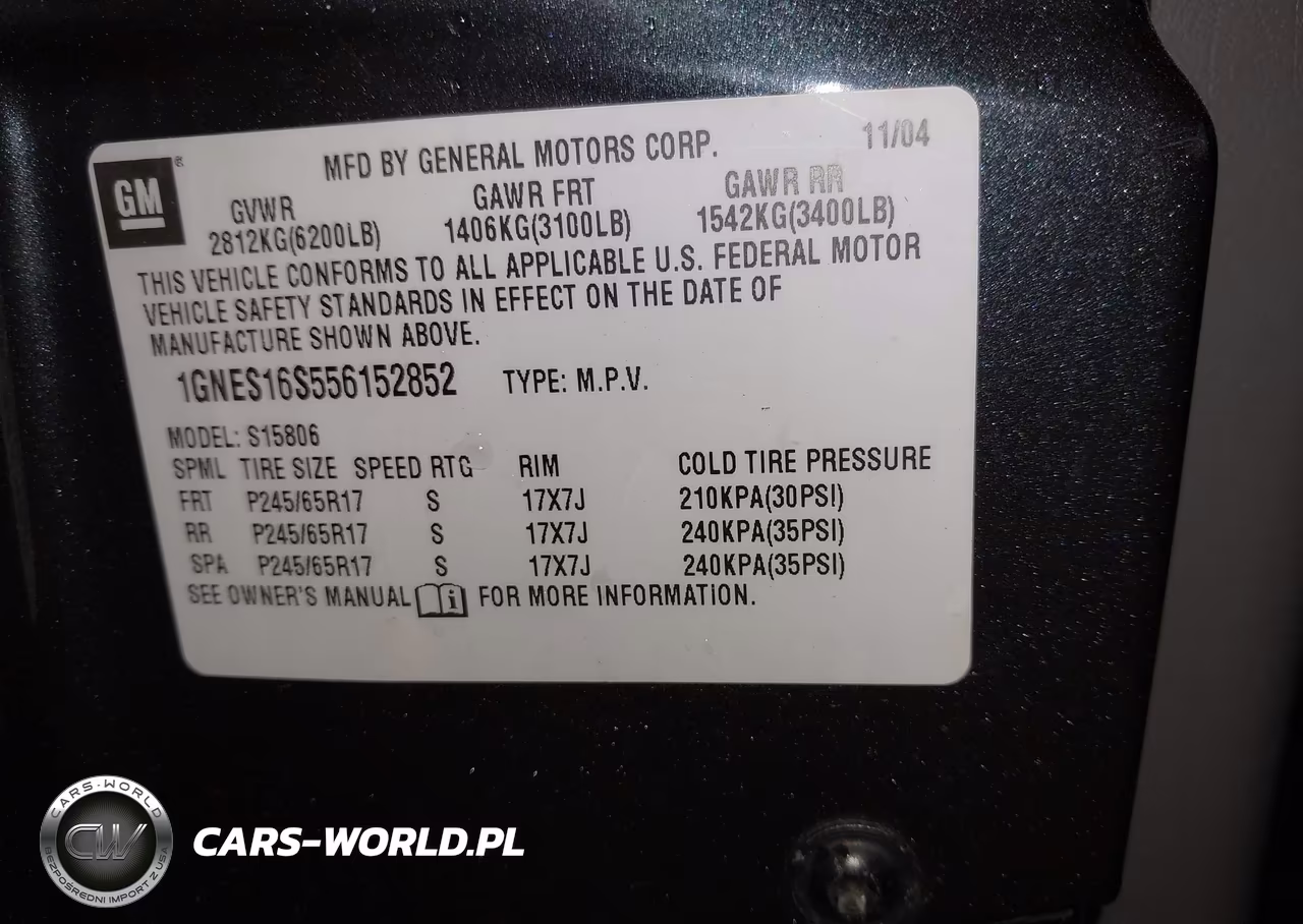 2005 Chevrolet Trailblazer Ext Ls VIN:1GNES16S556152852 - 9