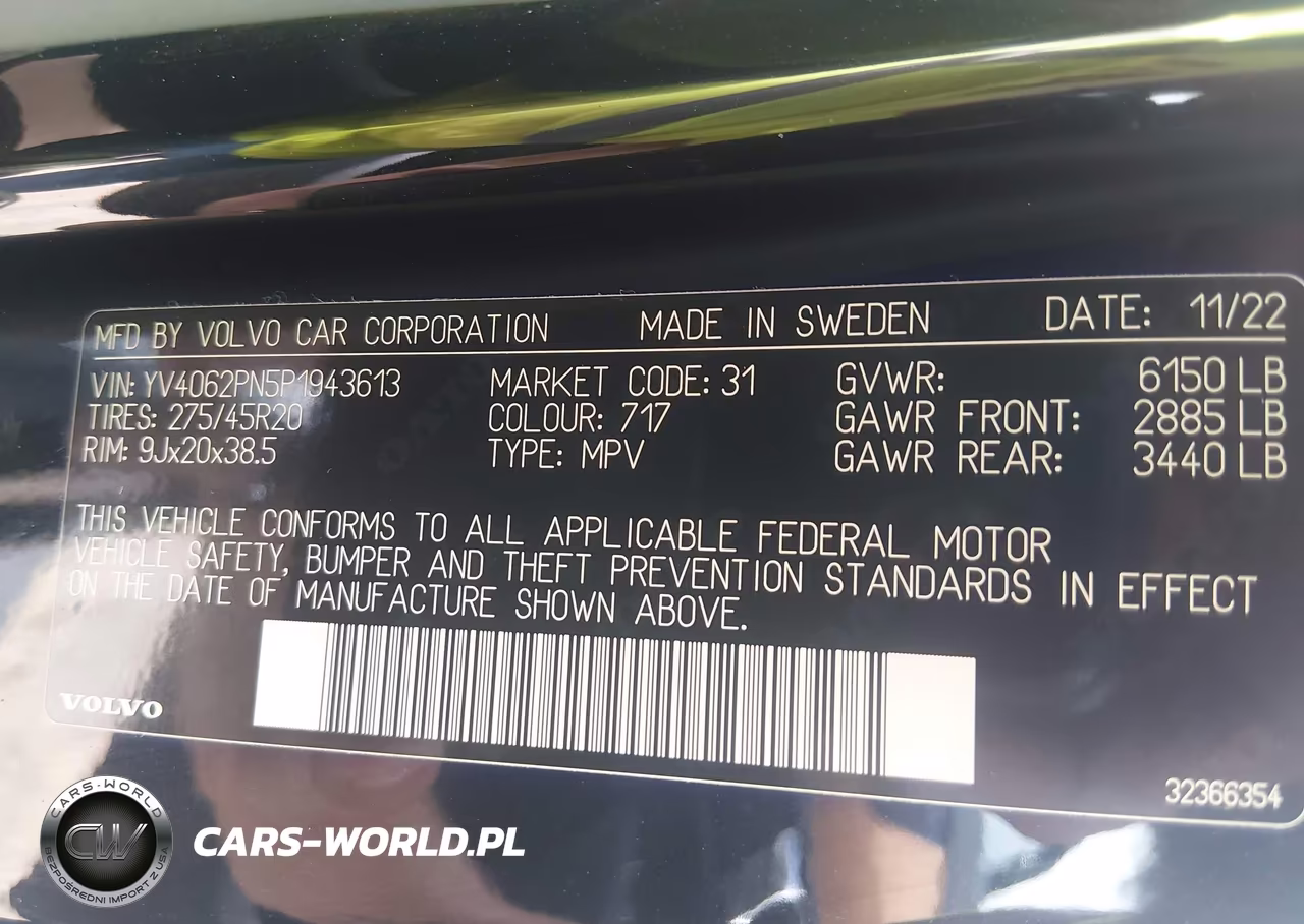 2023 Volvo Xc90 B6 Plus 7-Seater VIN:YV4062PN5P1943613 - 9
