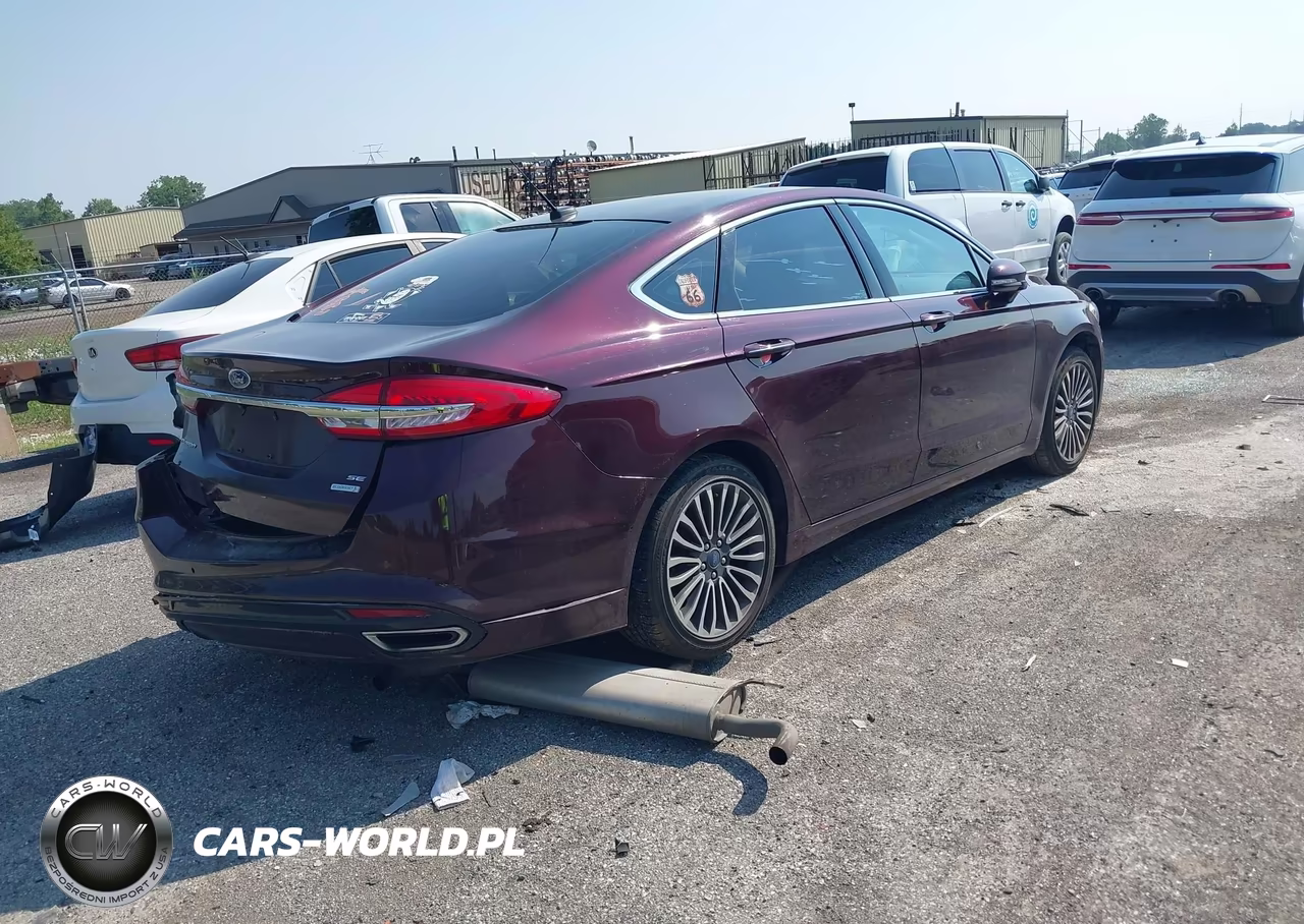 2017 Ford Fusion Se VIN:3FA6P0H99HR269673 - 4