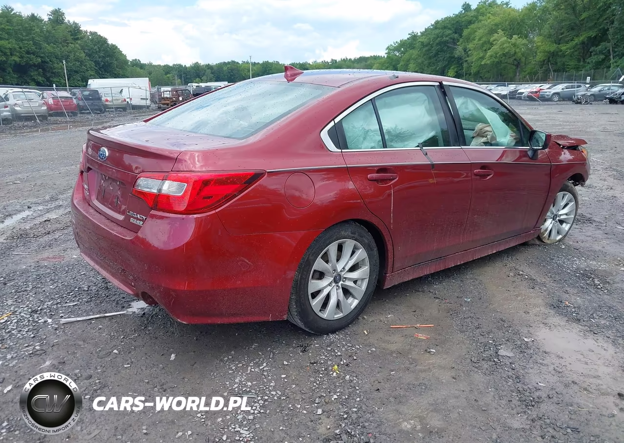 2017 Subaru Legacy 2.5I Premium VIN:4S3BNAD68H3051657 - 4
