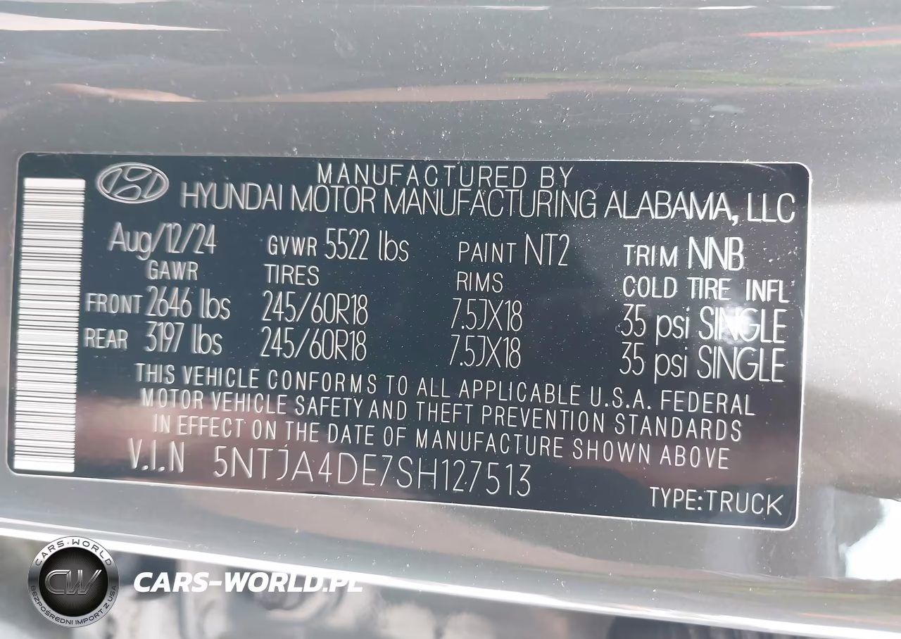 2025 Hyundai Santa Cruz Se VIN:5NTJA4DE7SH127513 - 9